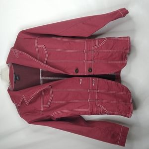Ashley Stewart Red Jacket Size:10